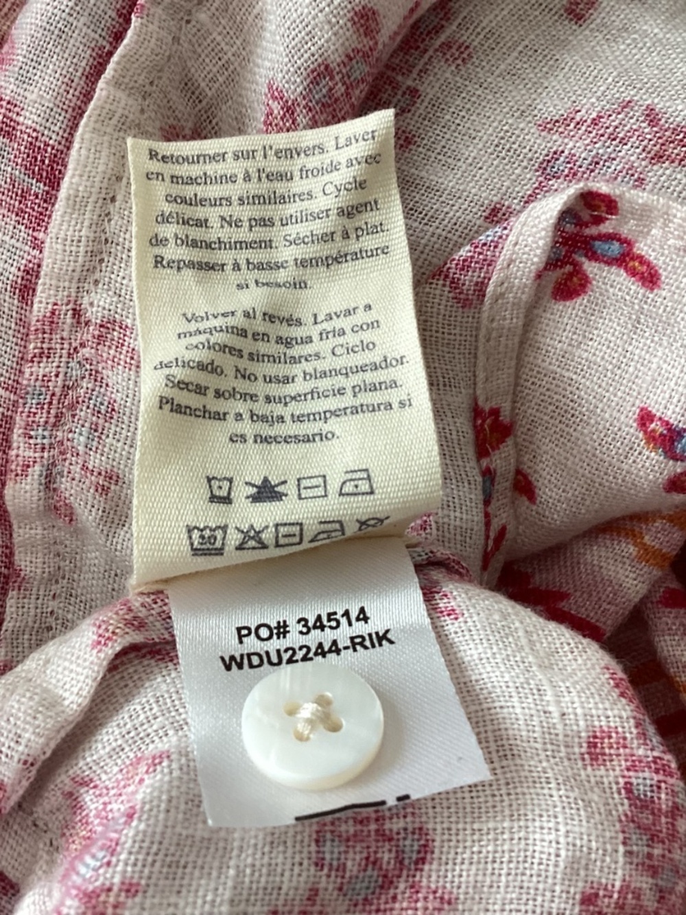 Faherty Gracie Linen Maxi Dress, size XL - Picture 16 of 16